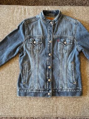 Levi's Mandarin Collar Denim Jacket